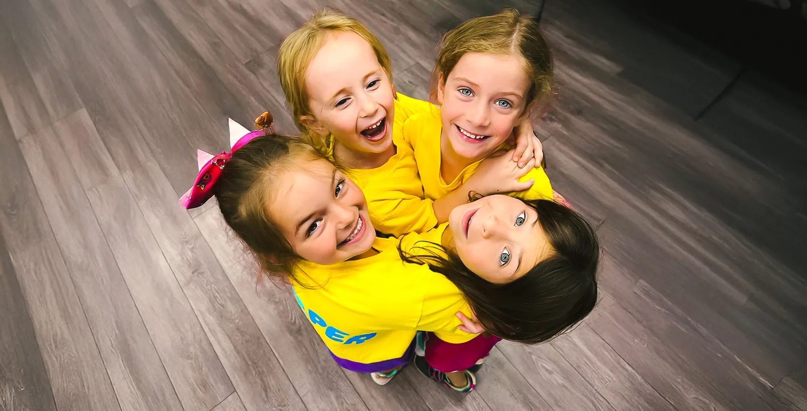 CBY Academy campers smiling together